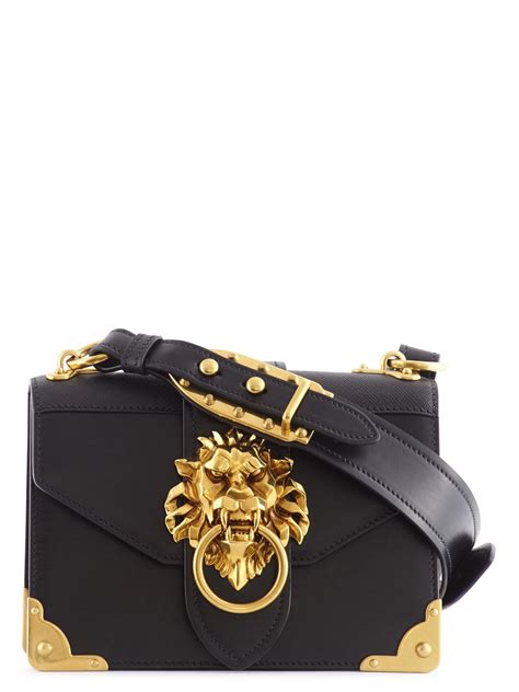 prada cahier lion head bag|prada animal lion shoulder bag.